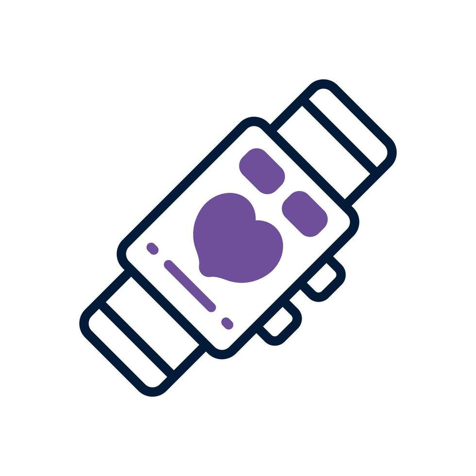 smartwatch dual tone icon. vector icon for your website, mobile, presentation, and logo design.