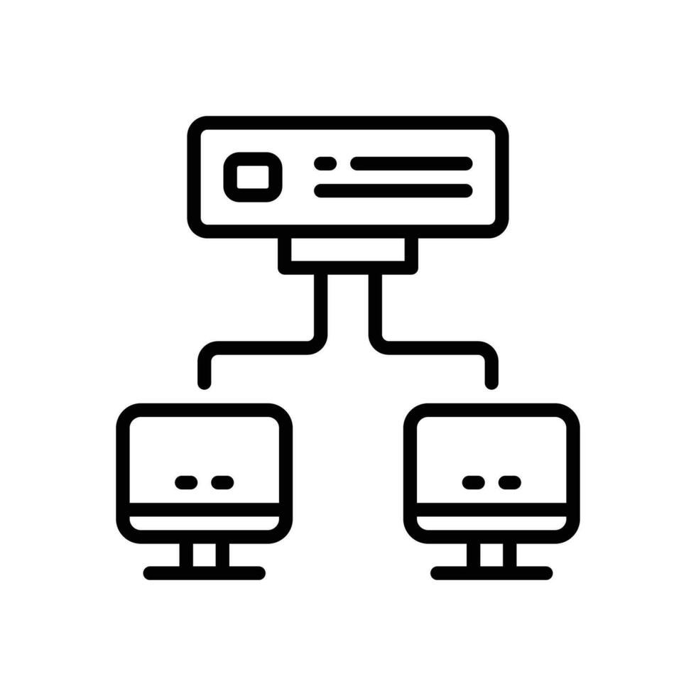data center line icon. vector icon for your website, mobile, presentation, and logo design.