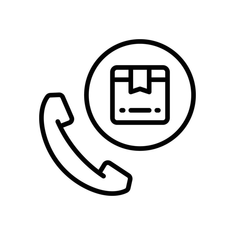 phone call line icon. vector icon for your website, mobile, presentation, and logo design.