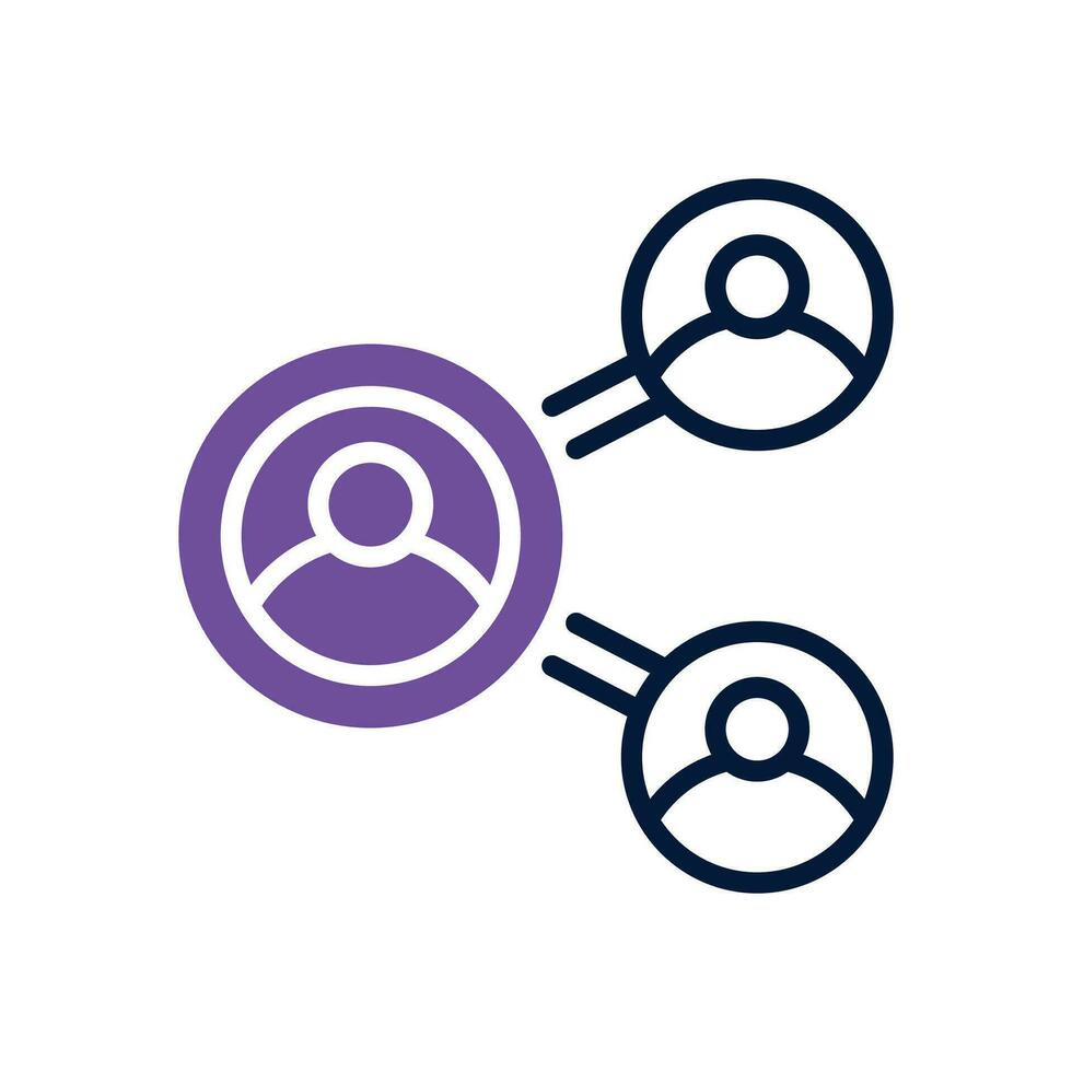 share dual tone icon. vector icon for your website, mobile, presentation, and logo design.