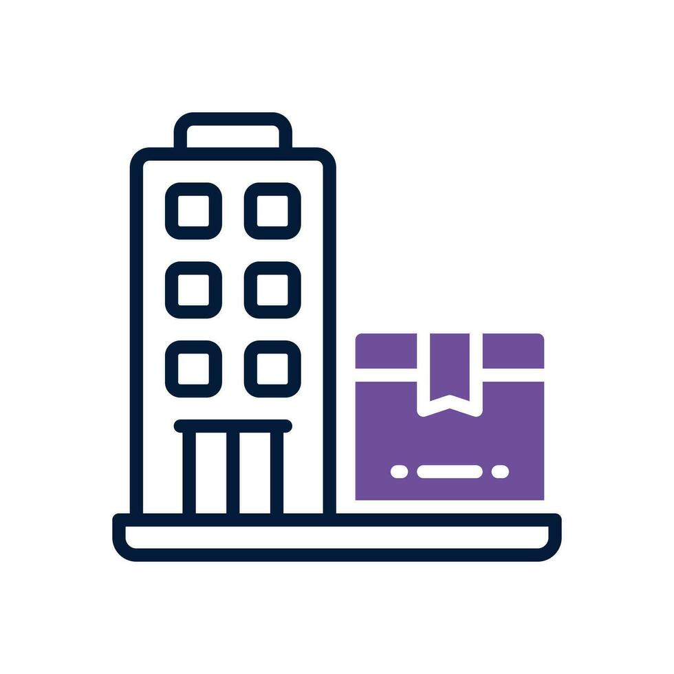 company dual tone icon. vector icon for your website, mobile, presentation, and logo design.