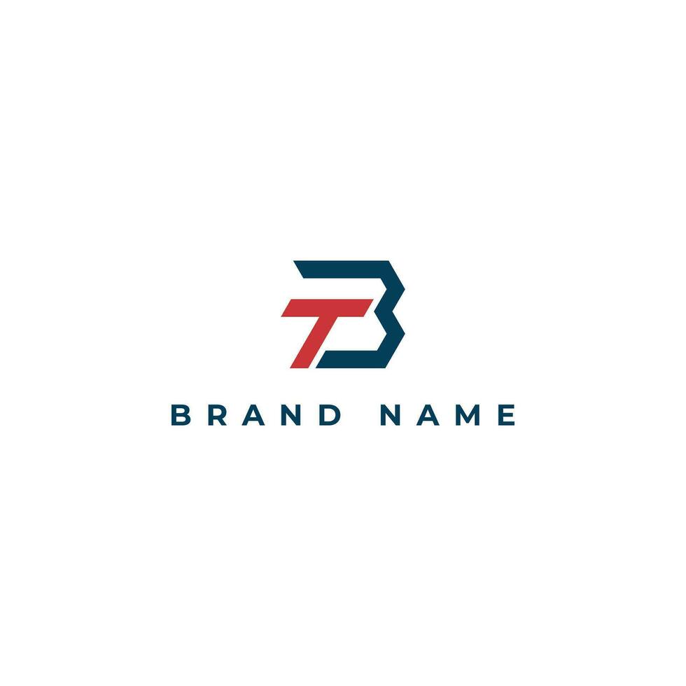 Abstract initial letter BT or TB logo design on the luxury background. Letter BT monogram initials letter logo concept. BT elegant and Professional white color letter icon design on a white background vector