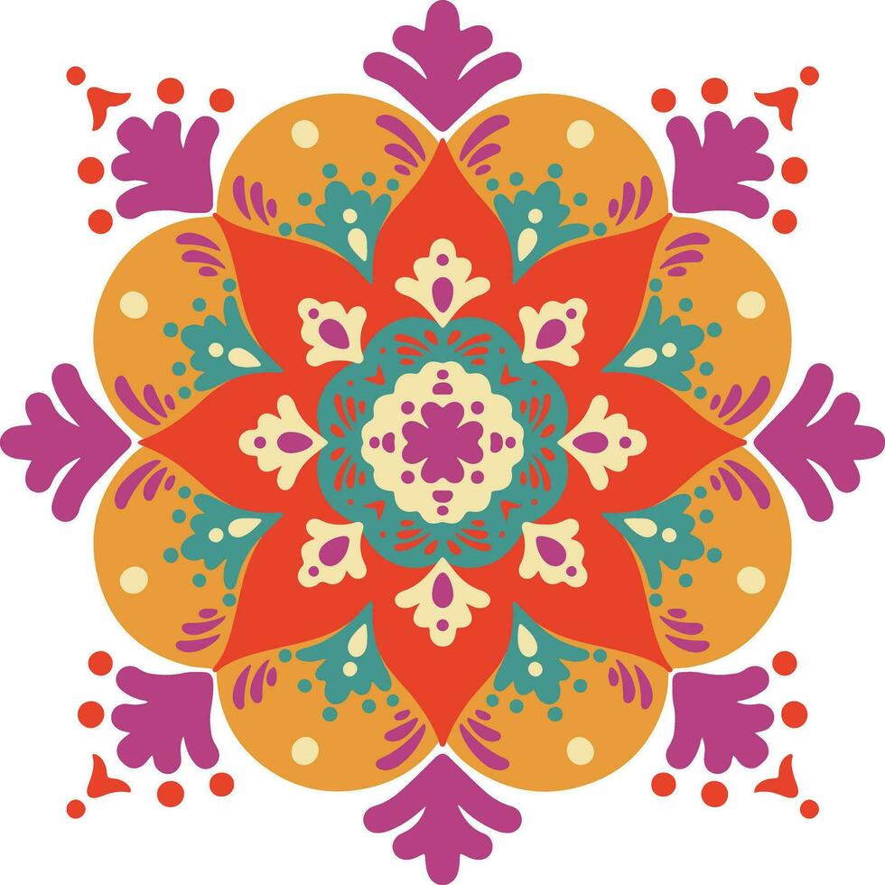 Diwali Rangoli Element vector