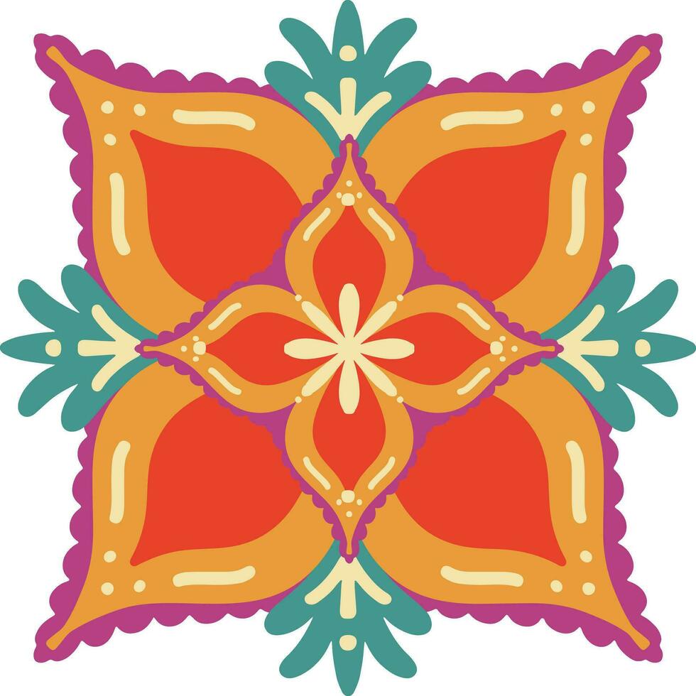 Diwali Rangoli Element vector