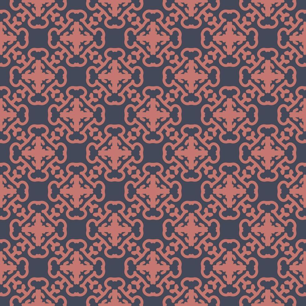 Ornament pattern design template with decorative motif.  background in flat style vector