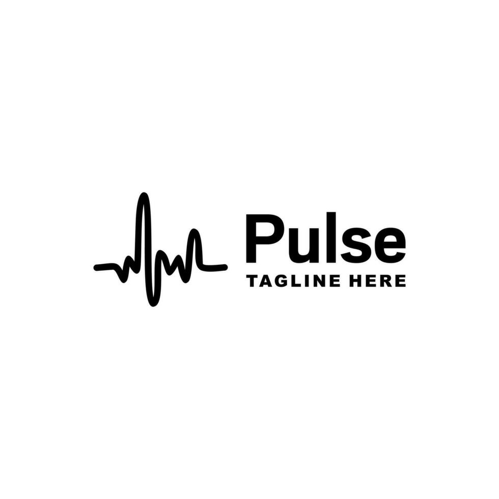 Medical Pulse or Wave logo design concept.Health Pulse logo template vector. Icon Symbol, suitable for your design need, logo, illustration, animation, etc. vector