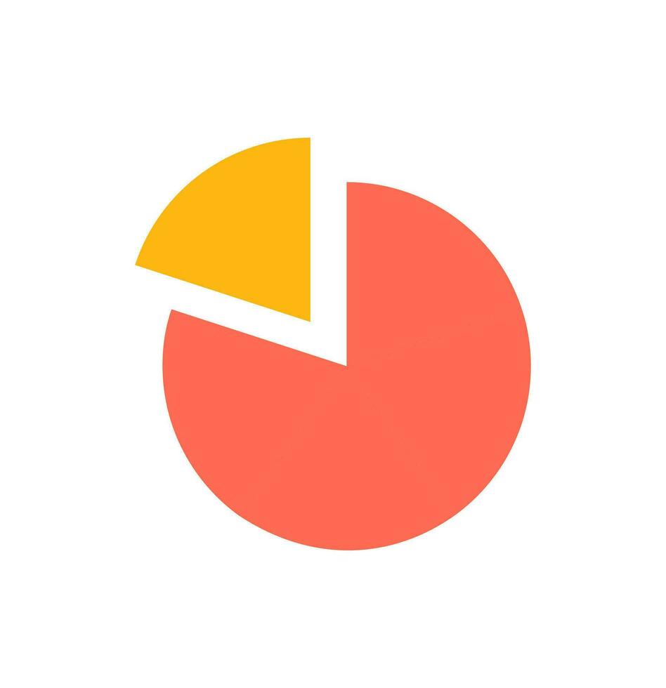 Info graphic, Set of circle pie chart 15 to 100 percentage, vector