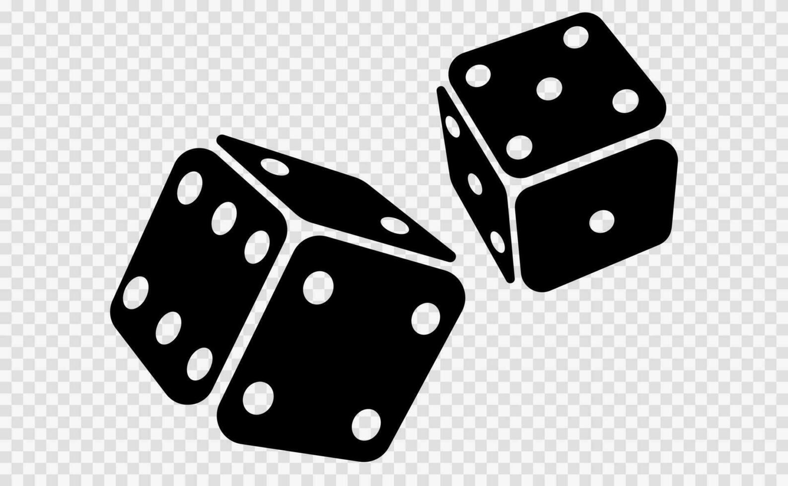 White game dice. Gambling with bets and throwing successful number casino won with cash prizes and possibility of large vector jackpot.