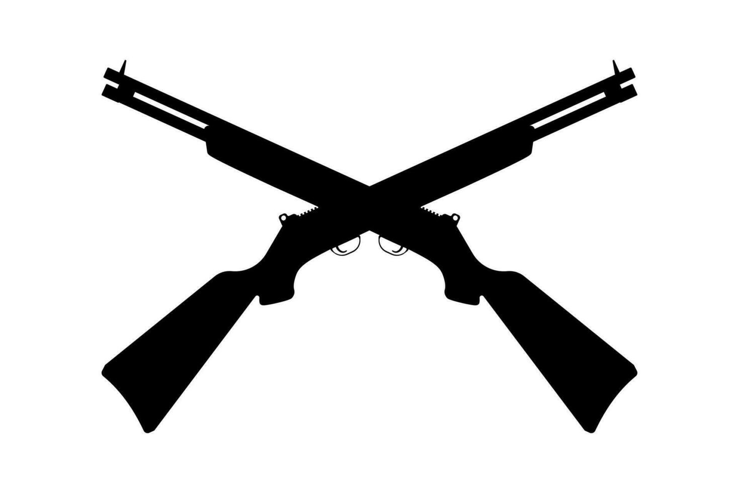 bomba escopeta. rifle para militar y caza situaciones con grande calibre munición y vector Disparo