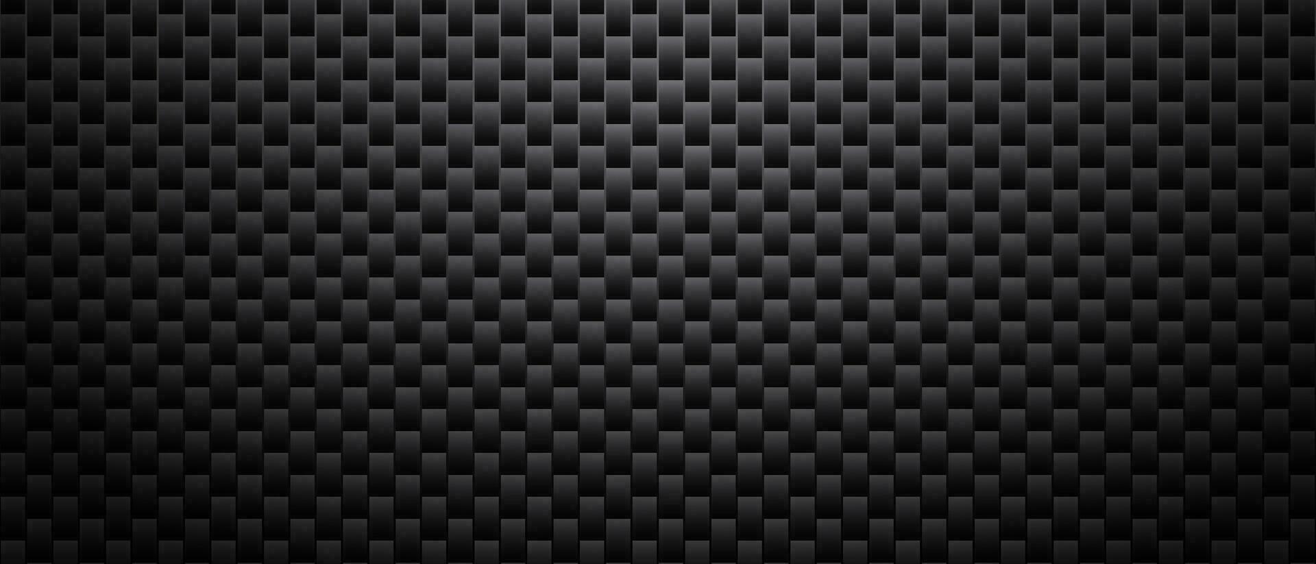 Dark carbon vector background black carbon fiber texture