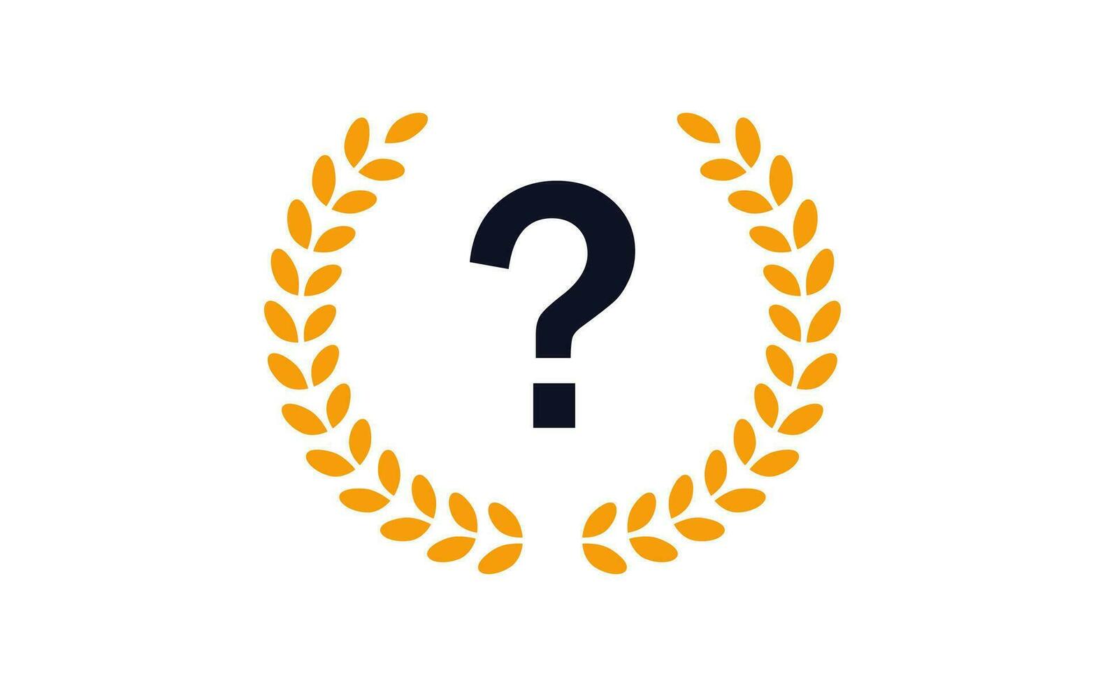 Winner question mard icon. unknown winner vector sign