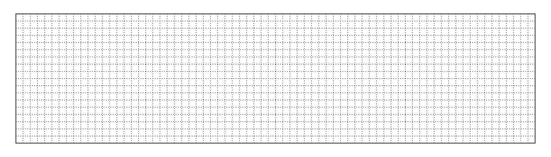 geométrico cuadrícula con cuadrícula antecedentes. gráfico blanco blanco modelo con negro líneas para redacción y técnico diseño con milímetro vector marcas