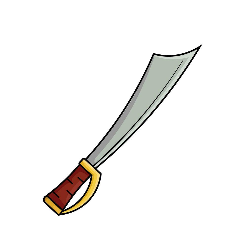 ilustración de vector de icono de espada
