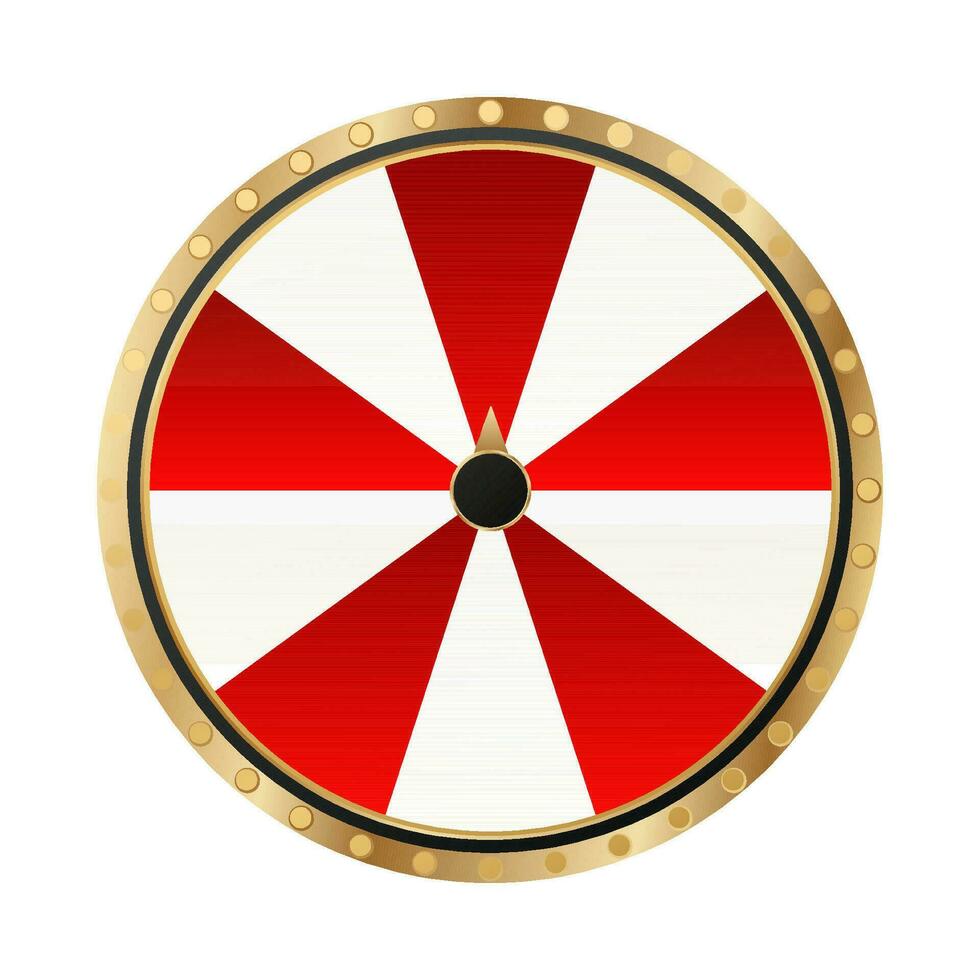 Lucky fortune wheel vector. Casino roulette leisure game template vector