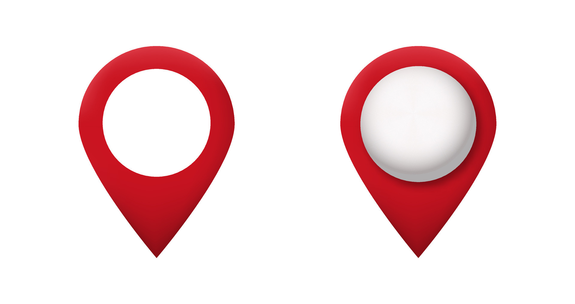 red vector map pin location pointer - Red Map Pin Location Pointer Vector 