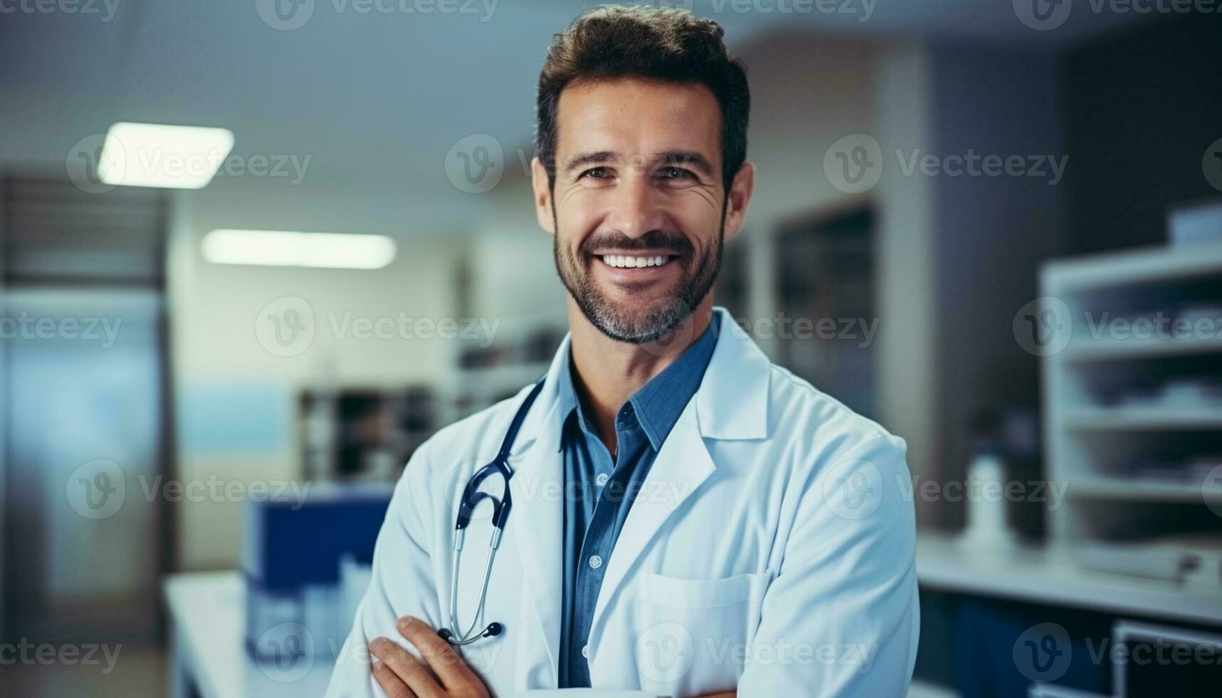 Doctors, healthcare practitioners, and medics use stethoscopes to listen to patients' heart, lungs, and intestinal sounds, helping to diagnose and treat a variety of medical conditions. Generative Ai photo