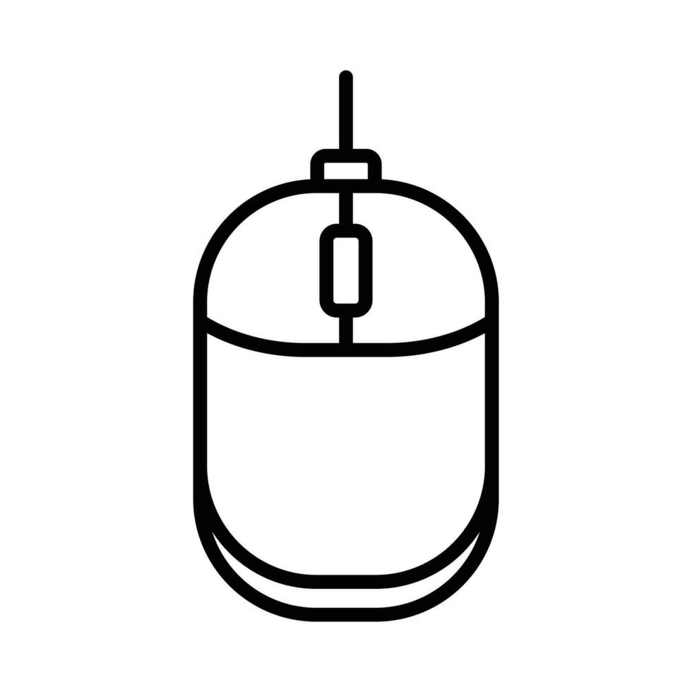 computer mouse icon vector design template simple and clean