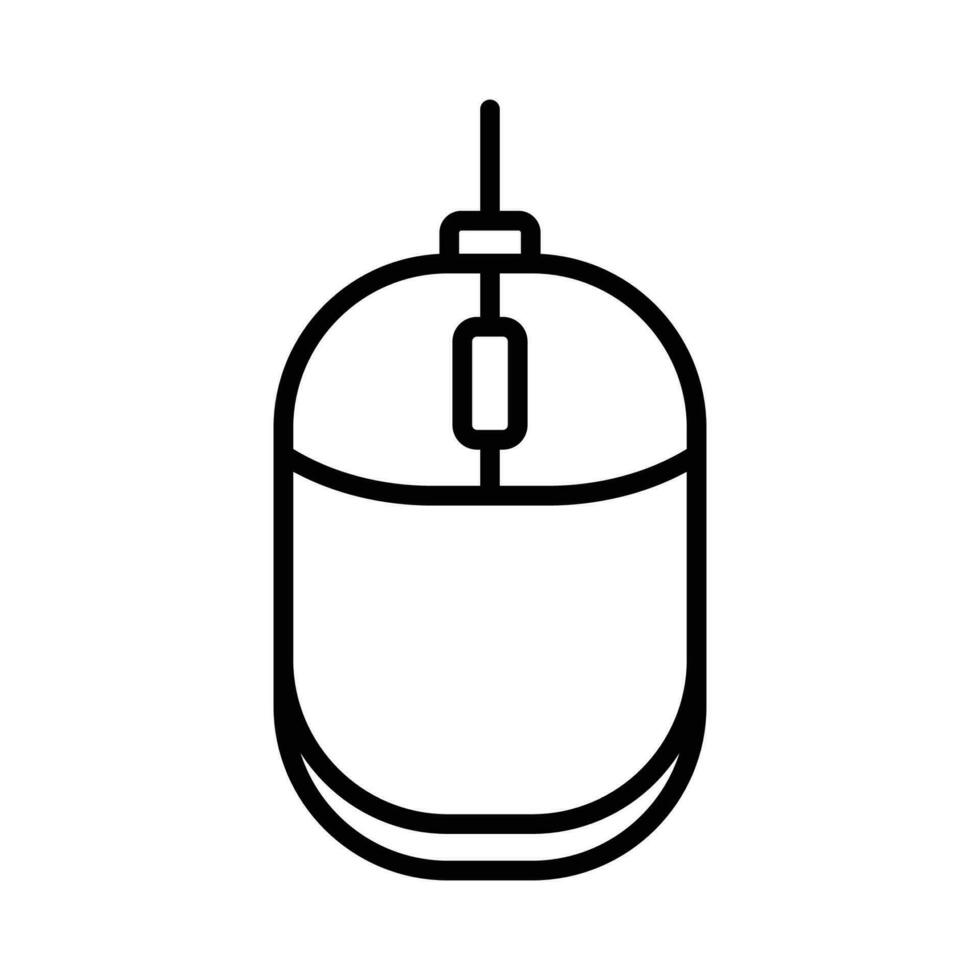 computer mouse icon vector design template simple and clean