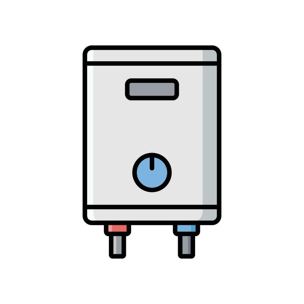 water heater icon vector design template simple and clean