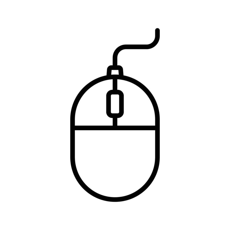 computer mouse icon vector design template simple and clean