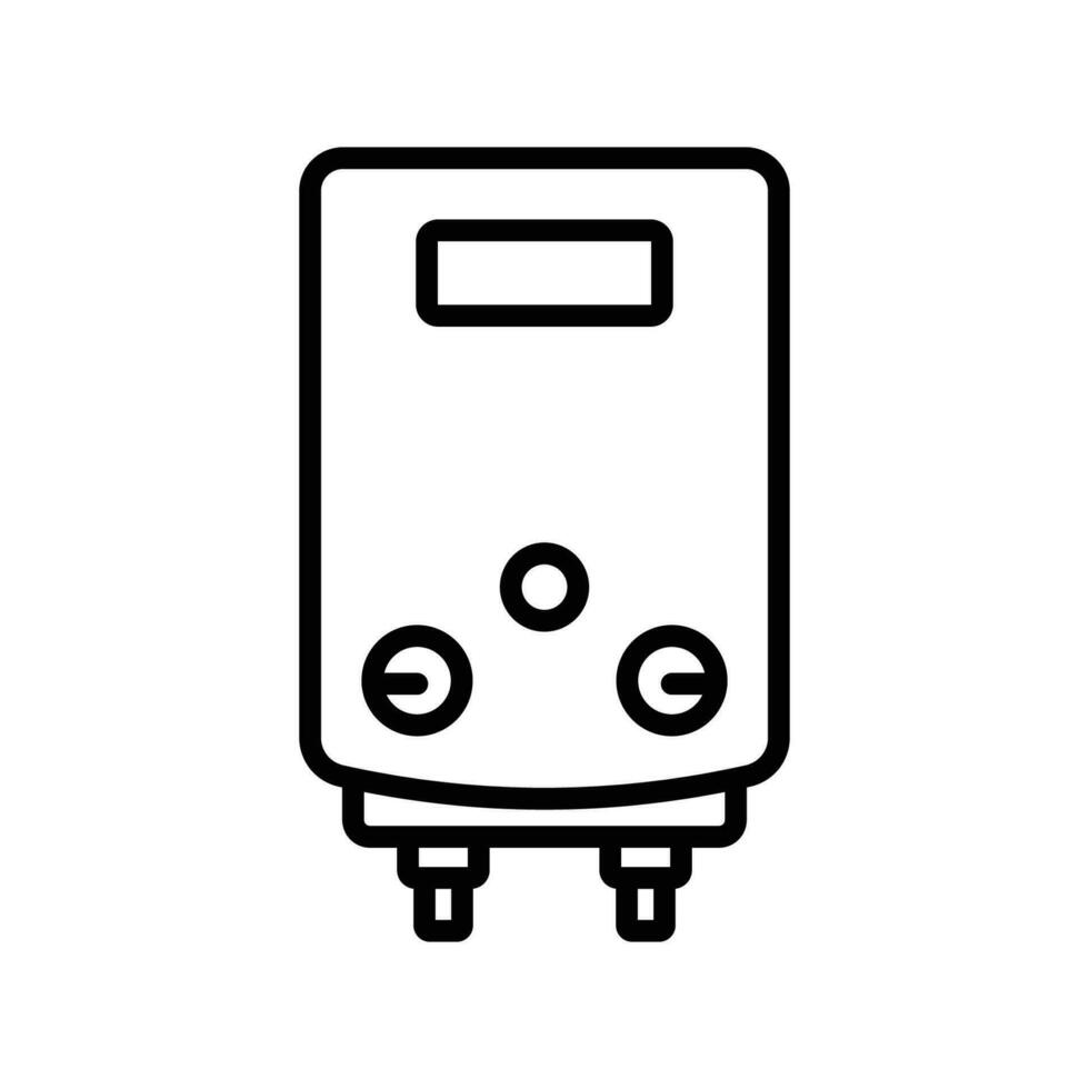 water heater icon vector design template simple and clean