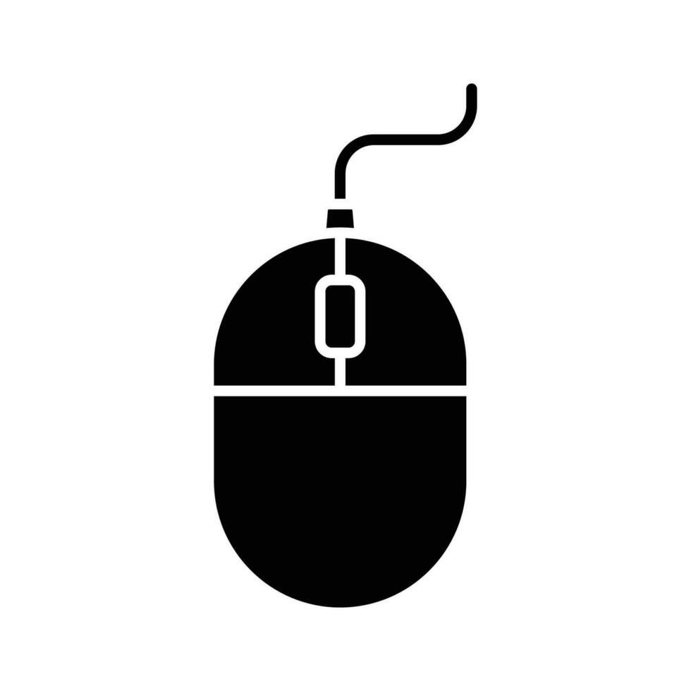 computer mouse icon vector design template simple and clean