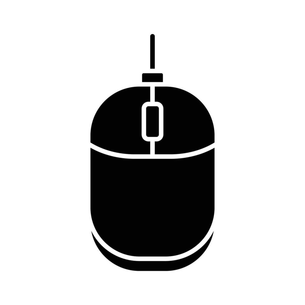 computer mouse icon vector design template simple and clean