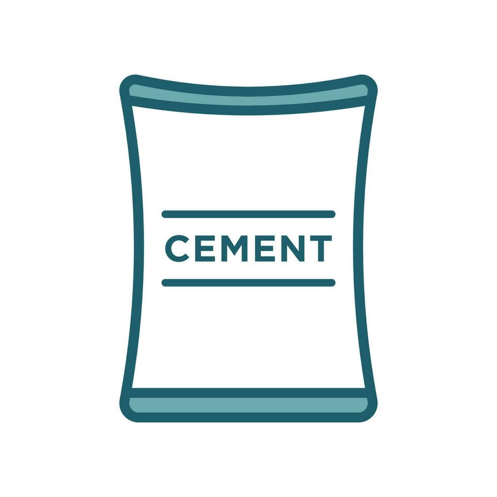 cemento icono vector diseño modelo sencillo y limpiar