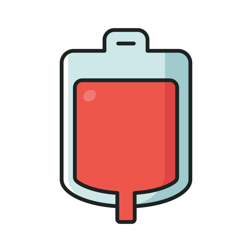 blood bag icon vector design template simple and clean