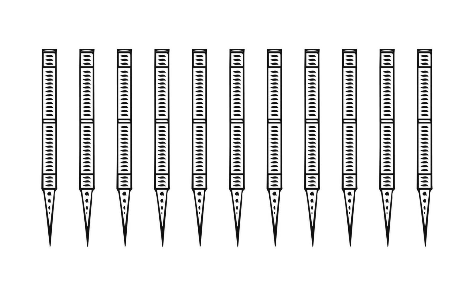 Collection of vector icon for writing an artistic tool