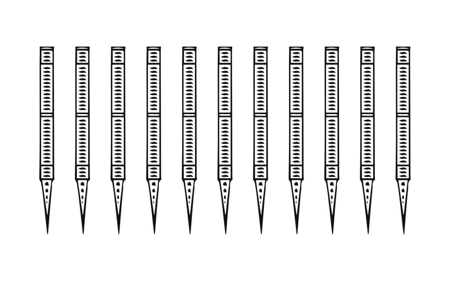 colección de vector icono para escritura un artístico herramienta