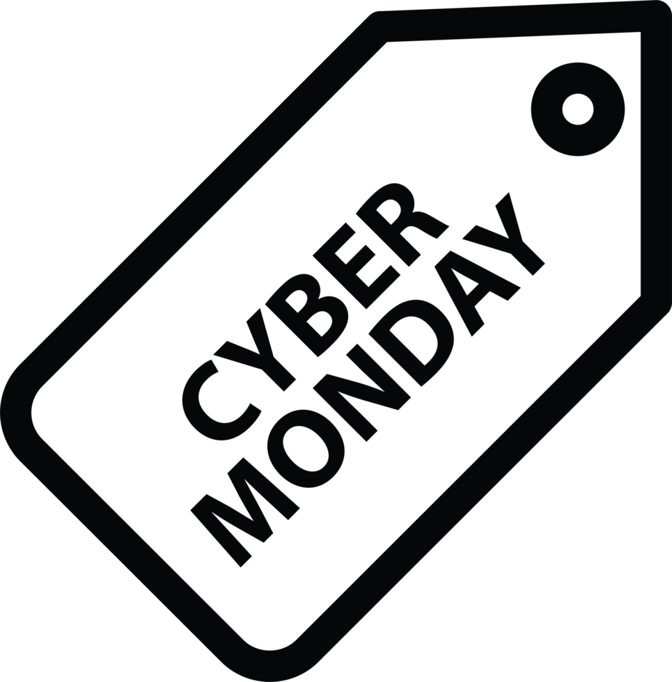 cyber maandag logo icoon ontwerp png