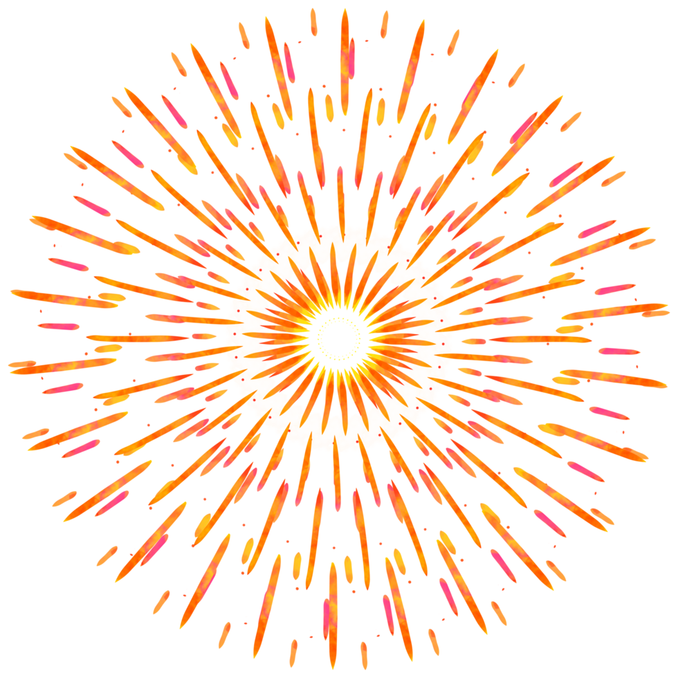 vuurwerk in een verscheidenheid van kleuren voor vieren de gelegenheid png