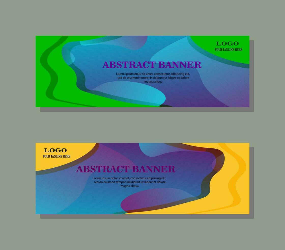modern abstract fluid banner background design. vector templates