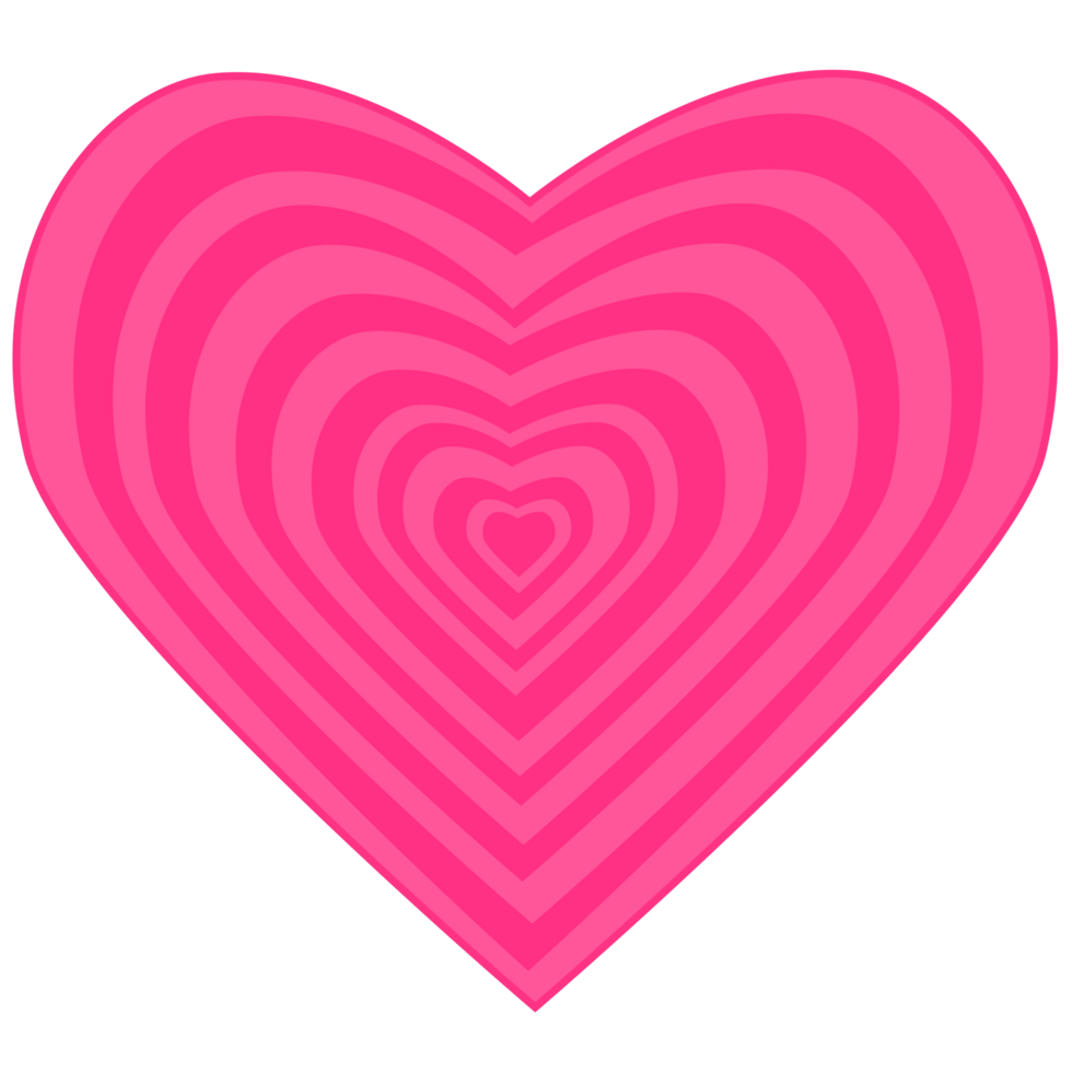 pink heart illustration png
