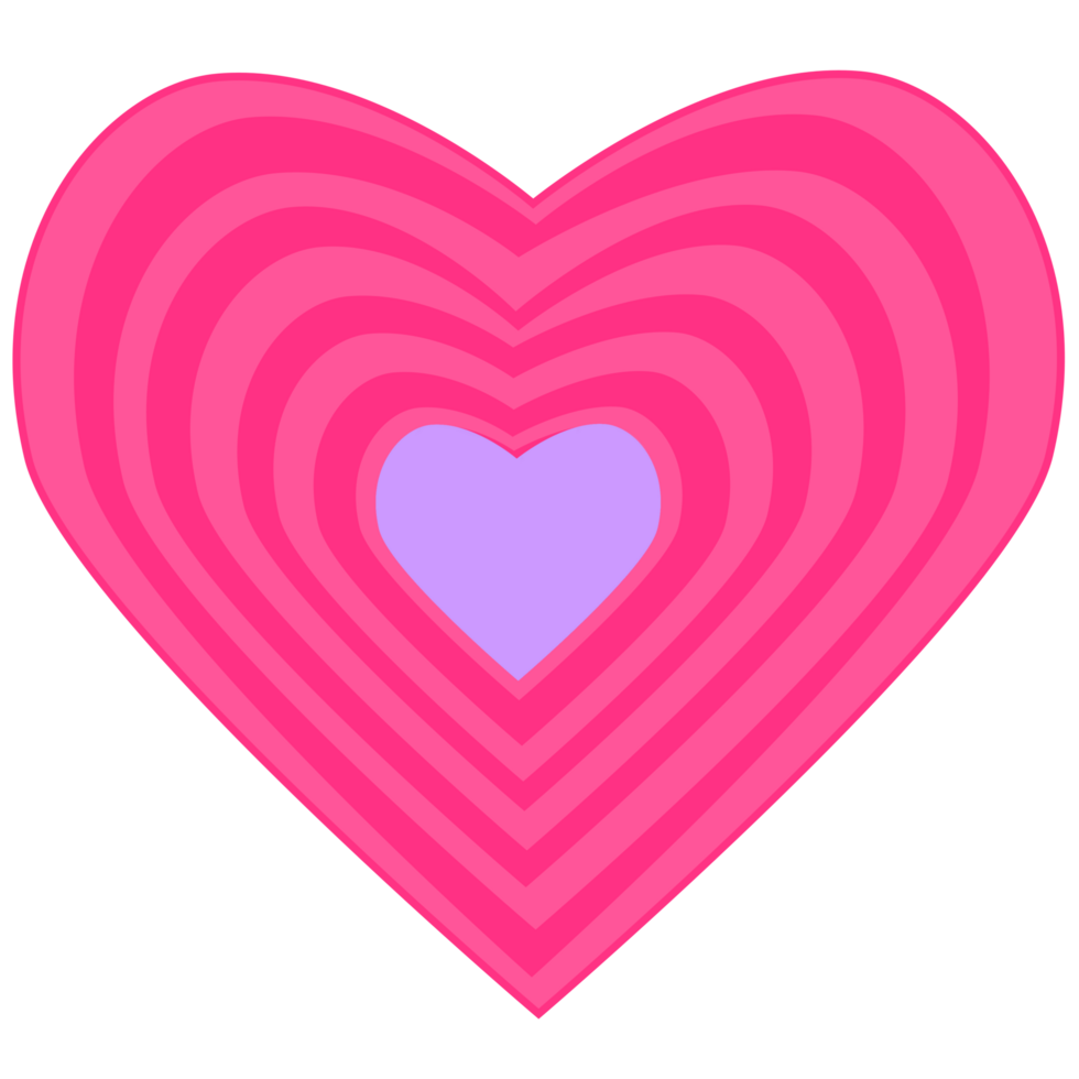 pink and lilac heart png