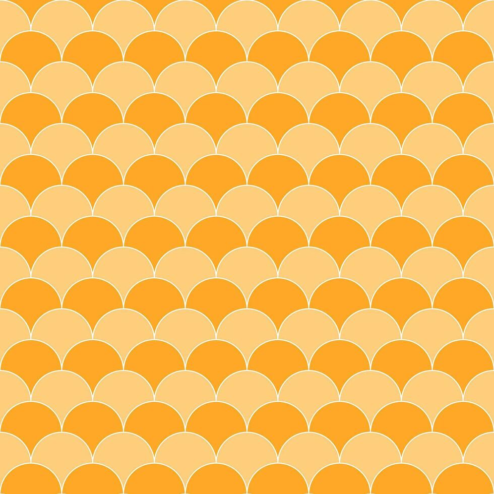 Orange fish scales pattern. fish scales pattern. Decorative elements, clothing, paper wrapping, bathroom tiles, wall tiles, backdrop, background. vector