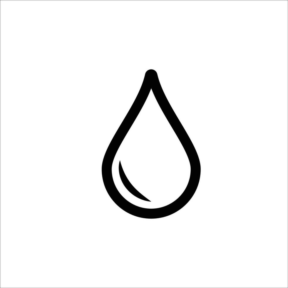 agua icono vector