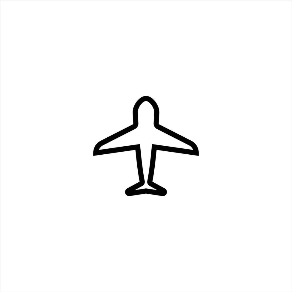 Airplane icon vector