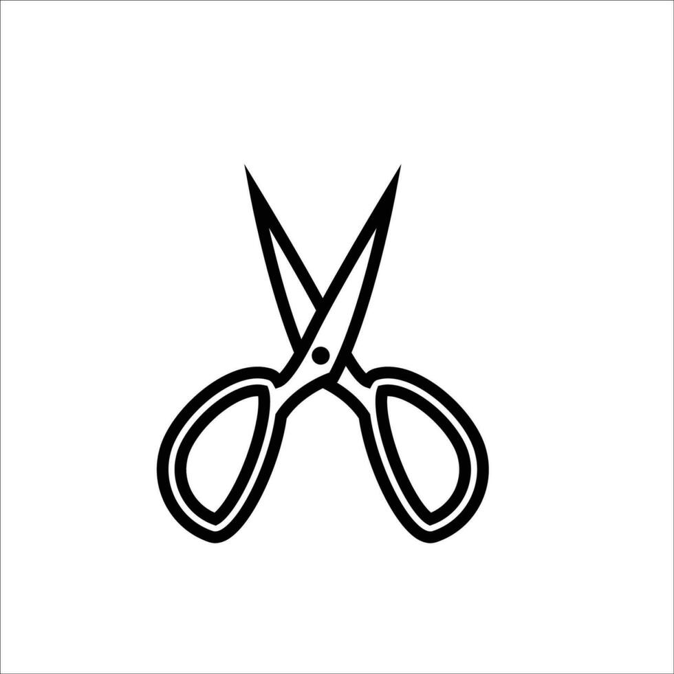 Scissor icon vector