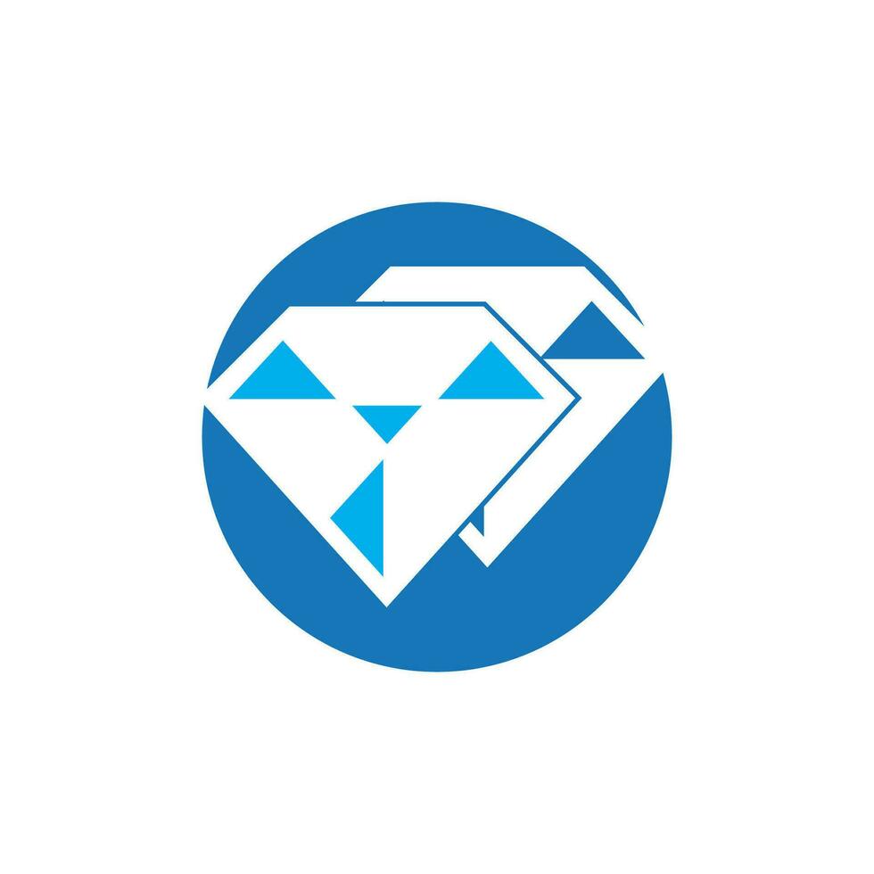 Jewelry Line Art Diamond Logo  Icon and Symbol vector