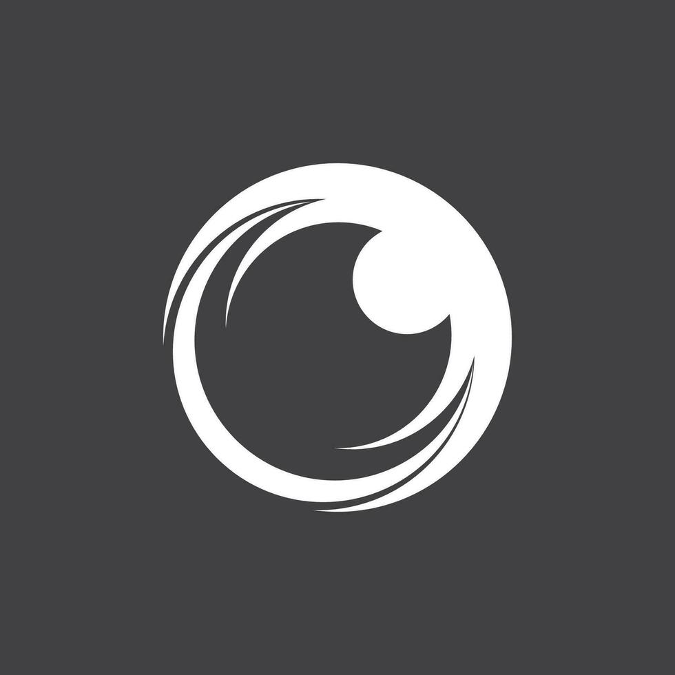 Circle Ring swirl Abstract Logo Vector