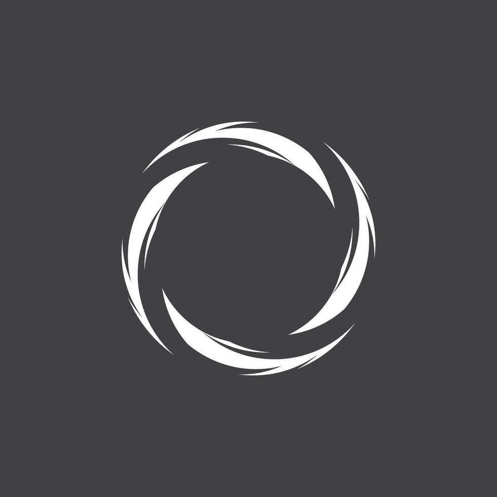 Circle Ring swirl Abstract Logo Vector