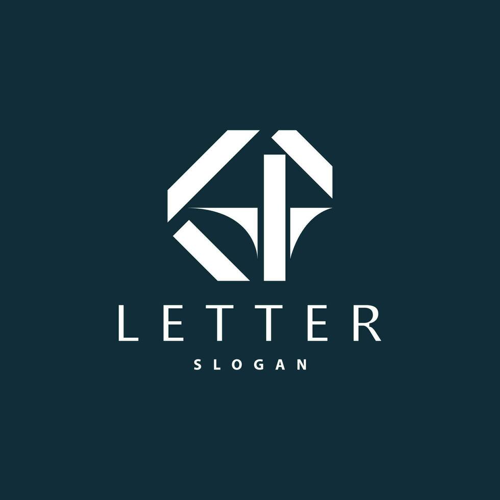 Minimalist GA Letter Logo, AG Logo Modern and Luxury Icon Vector Template Element