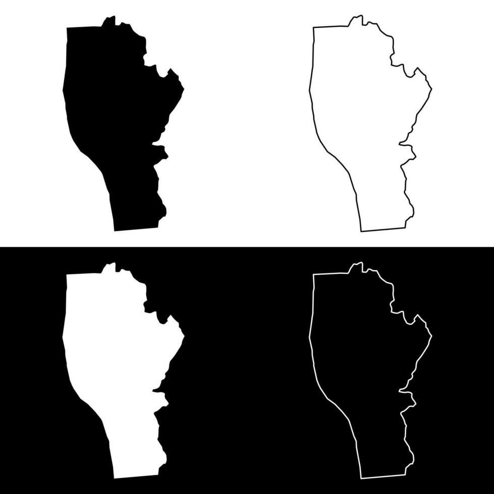 rumorear provincia mapa, administrativo división de burundi vector