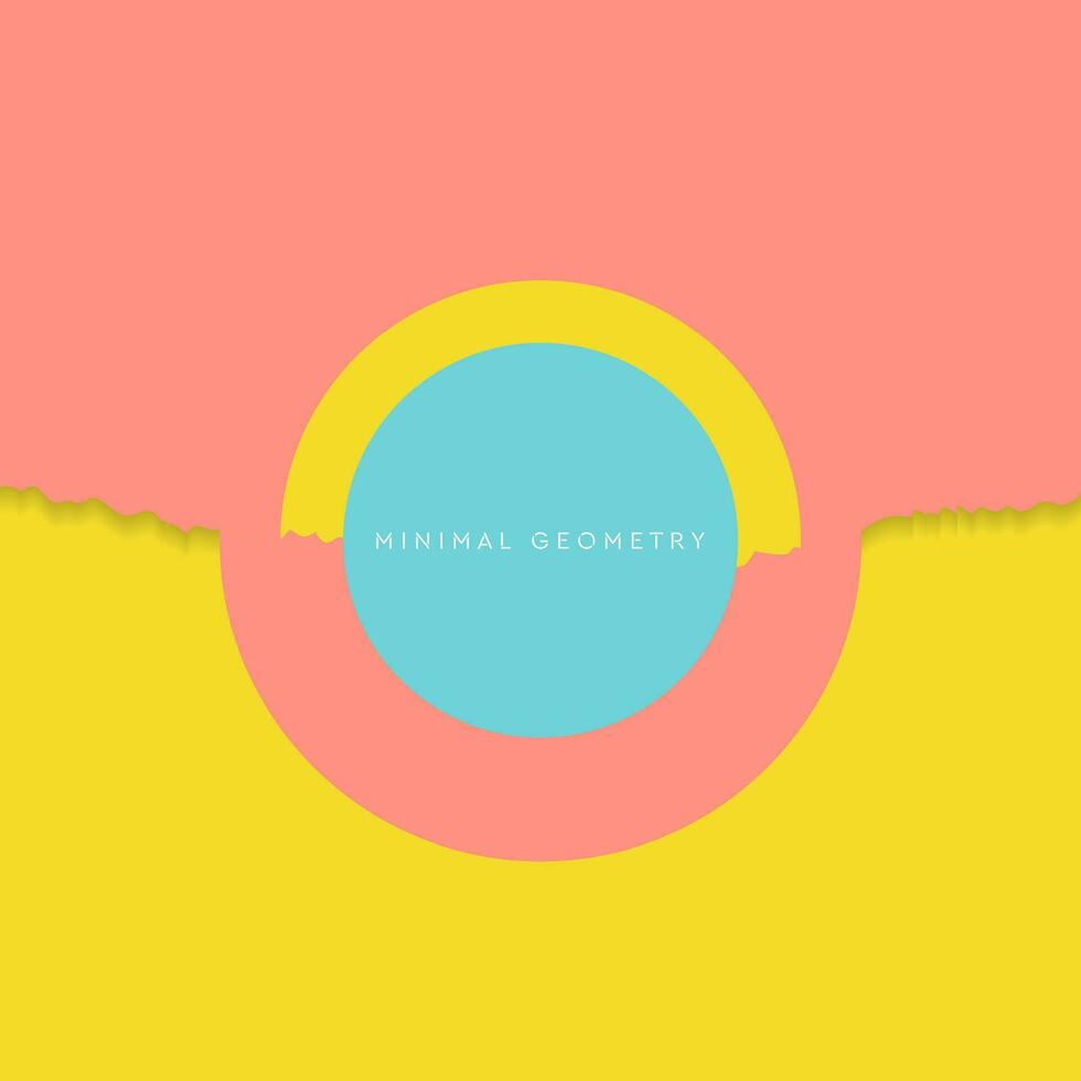 Pastel paper concept minimal background with ragged edge vector