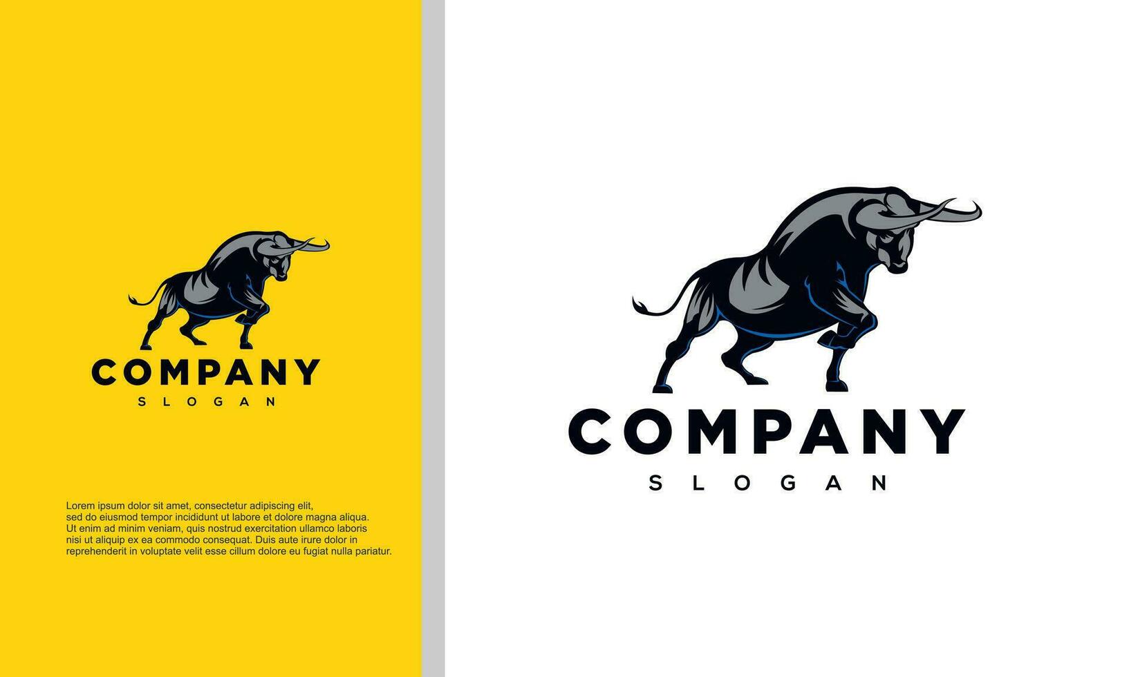 bear bull chart stats stock exchange logo vector icon