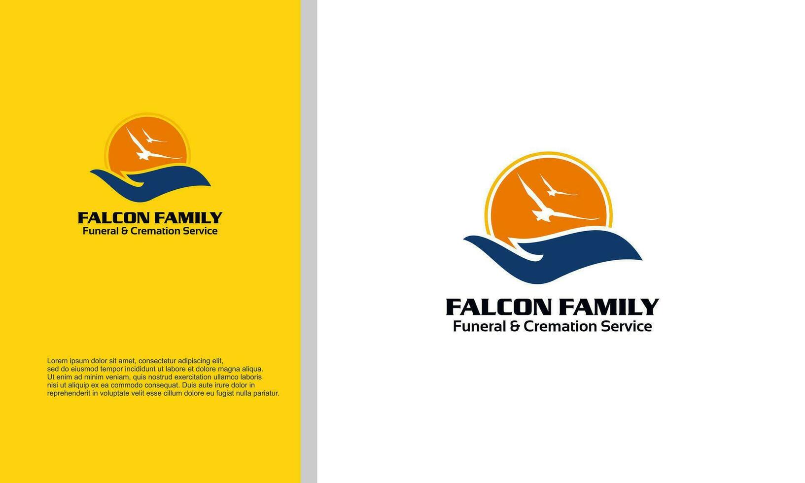 Hawk black icon on white background. Flying bird icon. Abstract logo template for your ideas. vector