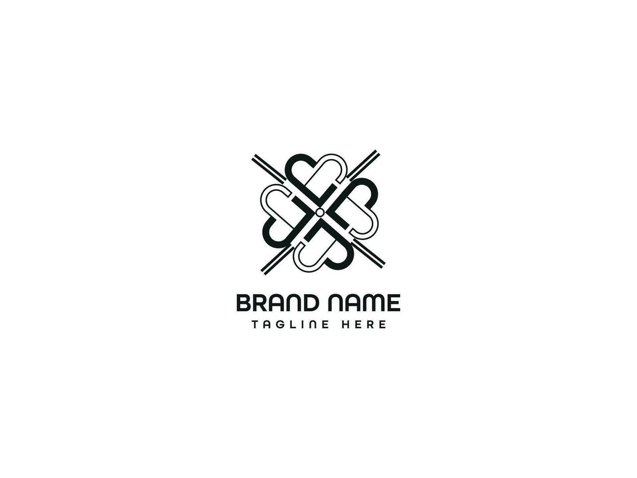 Flower logo design vector