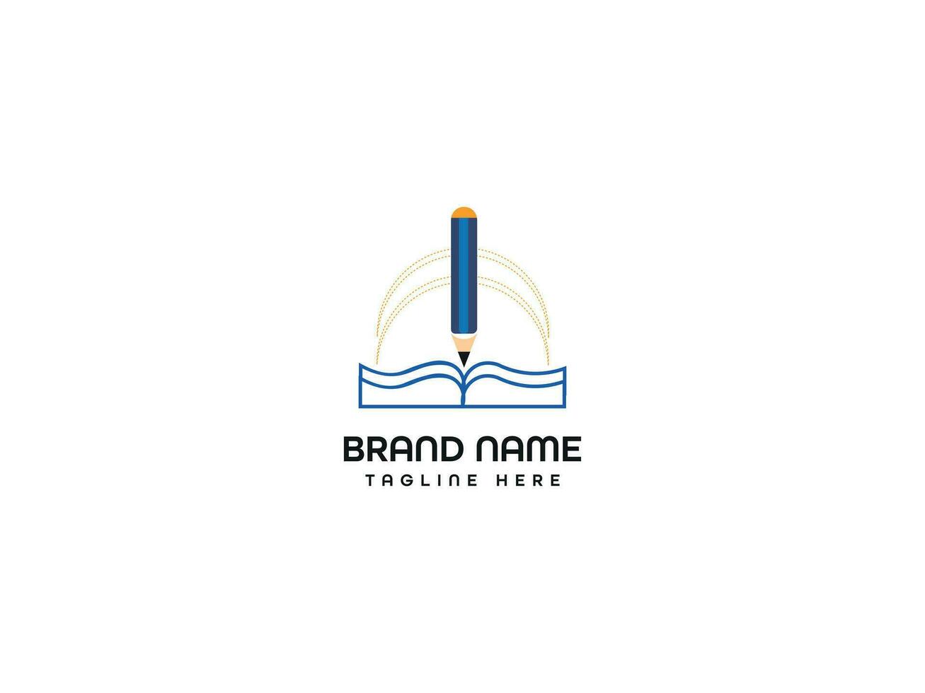 Pencil Logo Design vector
